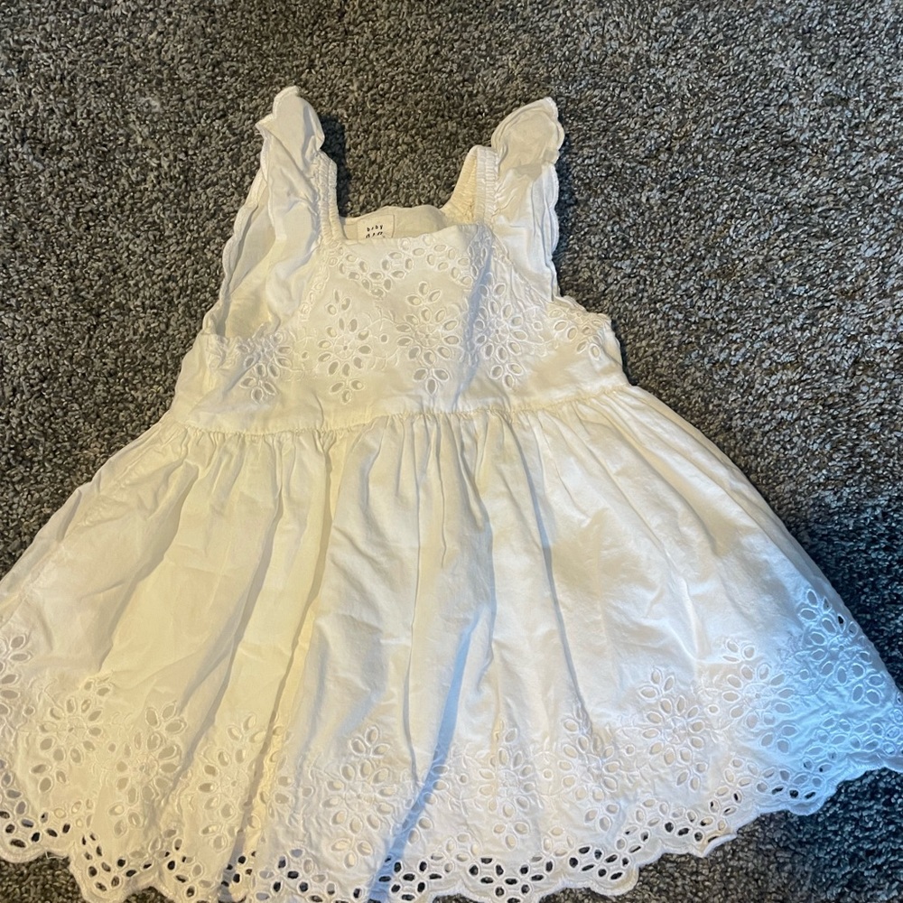 GAP Baby White Eyelet Dress